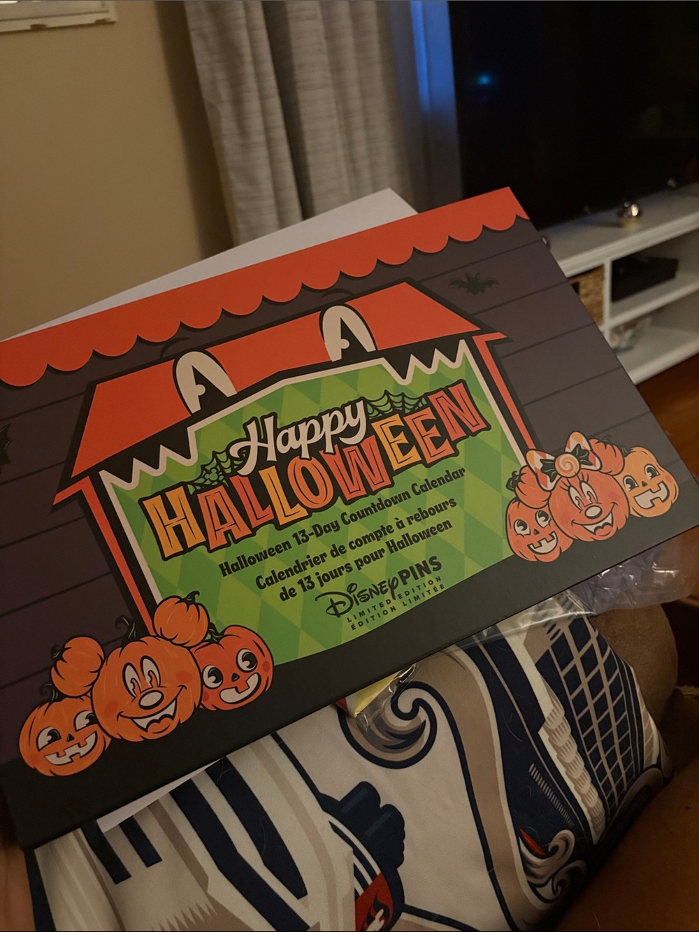 Disney Pins LE 13-Day Halloween Countdown Calendar Mystery Pin Set